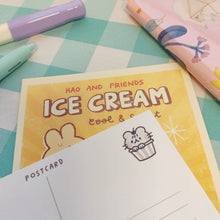 Load image into Gallery viewer, Retro Ice Cream Postcard Print