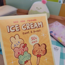 Load image into Gallery viewer, Retro Ice Cream Postcard Print