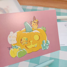 Load image into Gallery viewer, Pumpkin Hallows Postcard Print
