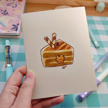 Load image into Gallery viewer, Mocha Cake Greeting Card