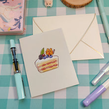 Load image into Gallery viewer, Blueberry Cake Greeting Card