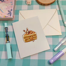 Load image into Gallery viewer, Mocha Cake Greeting Card