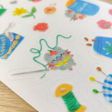 Load image into Gallery viewer, Granny Ham Clear Sticker Sheet