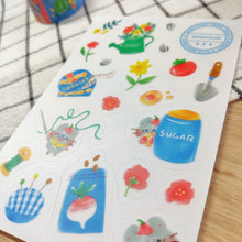 Load image into Gallery viewer, Granny Ham Clear Sticker Sheet