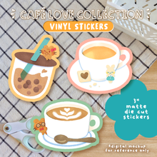 Load image into Gallery viewer, Cafe Love Stickers