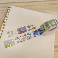 Load image into Gallery viewer, Polaris Town Gold Foil Washi Tape
