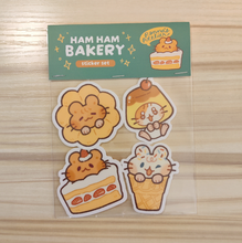 Load image into Gallery viewer, Ham Ham Bakery Sticker Set
