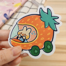 Load image into Gallery viewer, Strawberry Car Vinyl Sticker
