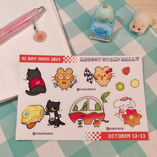 Load image into Gallery viewer, Fruit Car Rally Vinyl Sticker Sheet
