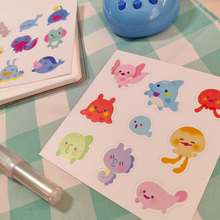 Load image into Gallery viewer, Tamasea Paradise Vinyl Sticker Sheet
