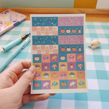 Load image into Gallery viewer, Autumn Motifs Planner Sticker Sheet
