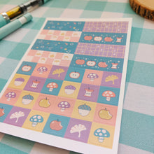 Load image into Gallery viewer, Autumn Motifs Planner Sticker Sheet
