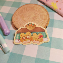 Load image into Gallery viewer, Kotatsu Hamsters Vinyl Sticker
