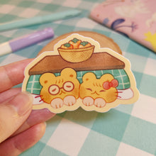 Load image into Gallery viewer, Kotatsu Hamsters Vinyl Sticker
