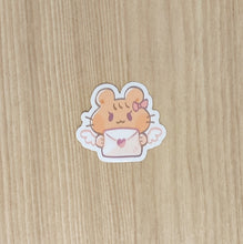 Load image into Gallery viewer, Love Letter Hamster Clear Sticker
